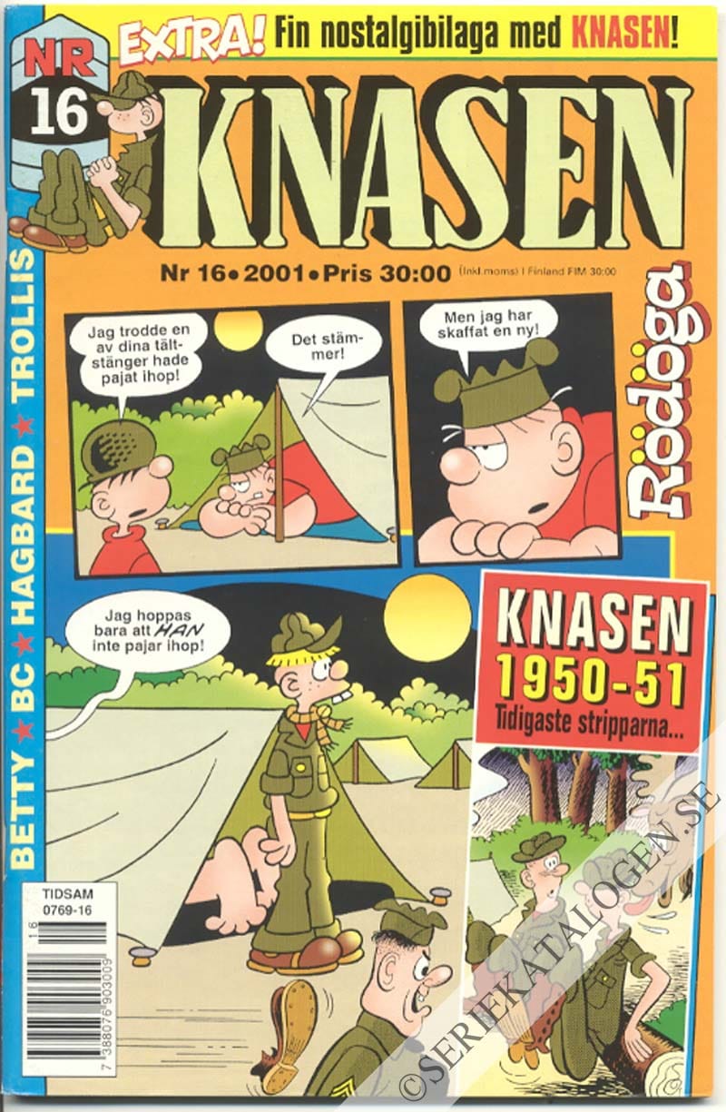 Framsida på Knasen #16 (2001)