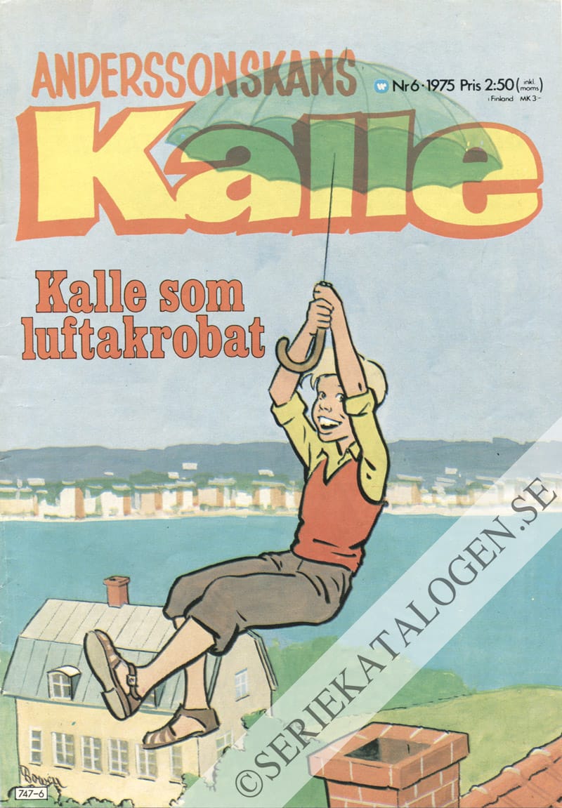 Framsida på Anderssonskans Kalle #6 (1975)