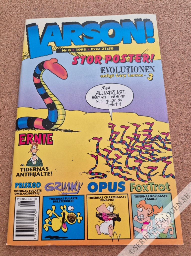 Framsida på Larson! #8 (1993)