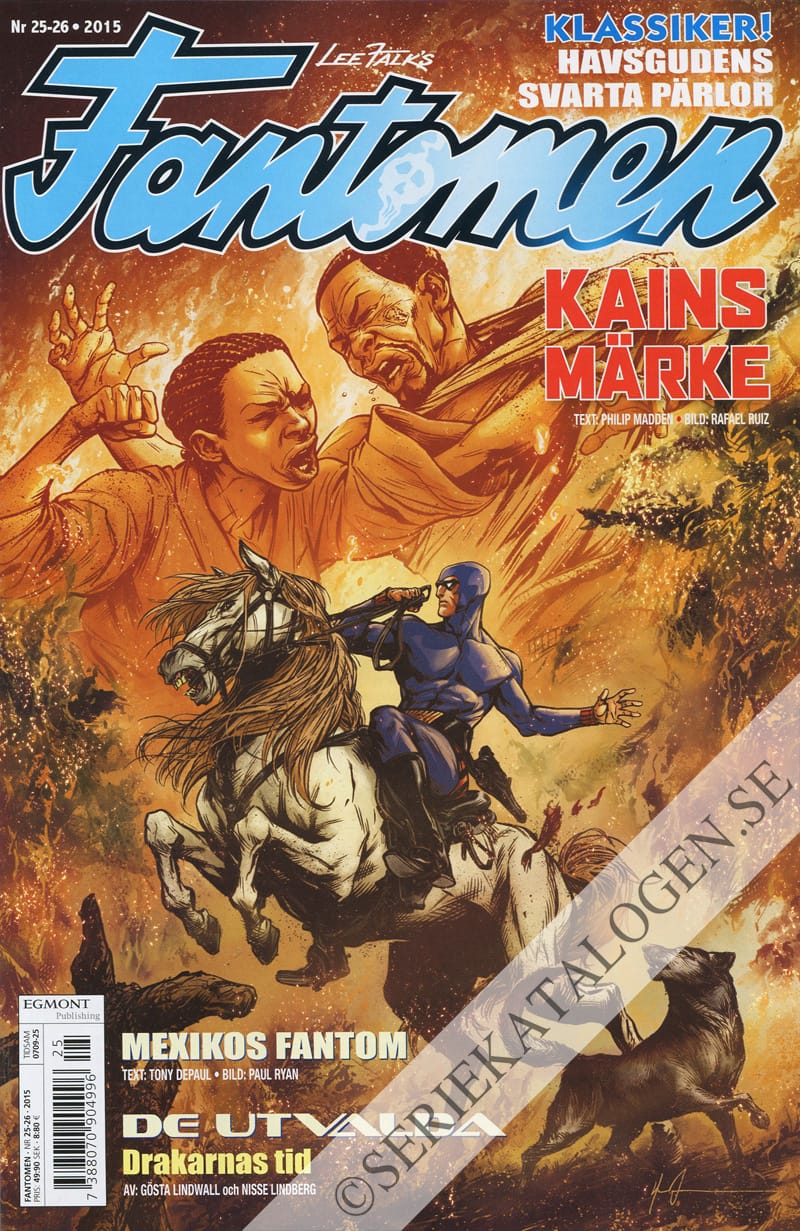 Framsida på Fantomen #25-26 (2015)