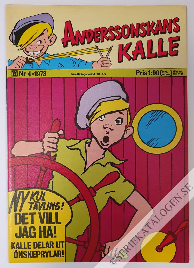 Framsida på Anderssonskans Kalle #4 (1973)