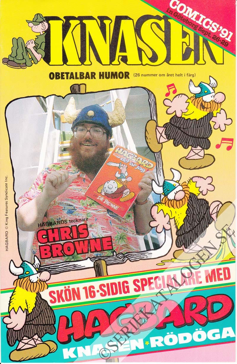 Framsida på Knasen - gratisexemplar # (1991)