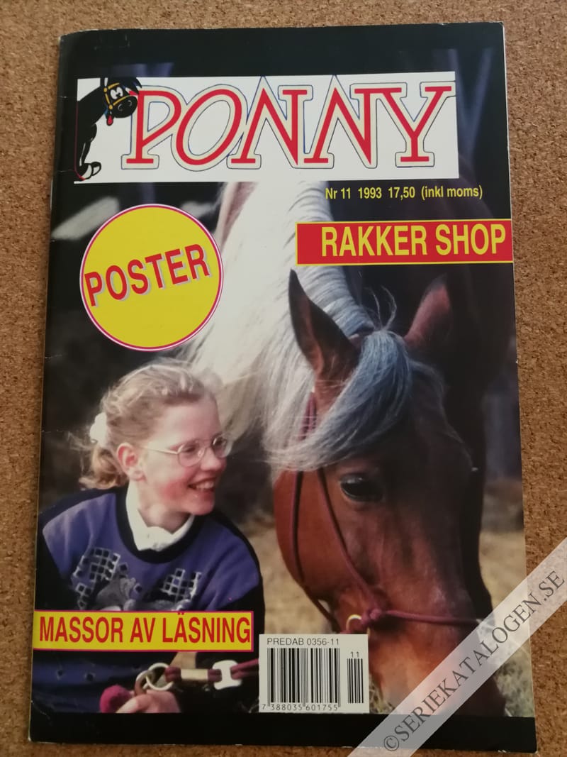 Framsida på Ponny-magasinet #11 (1993)