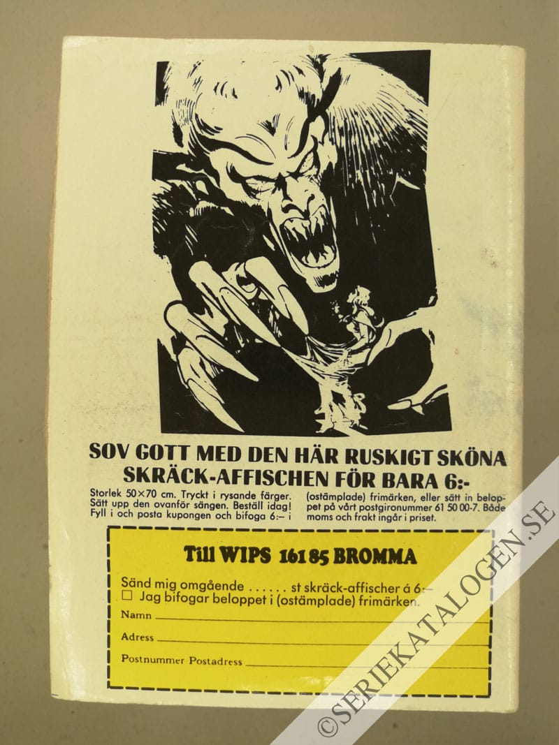 Baksida på Operation Jeriko (1975)