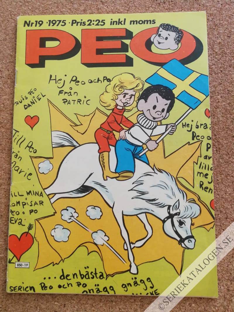 Framsida på Peo #19 (1975)