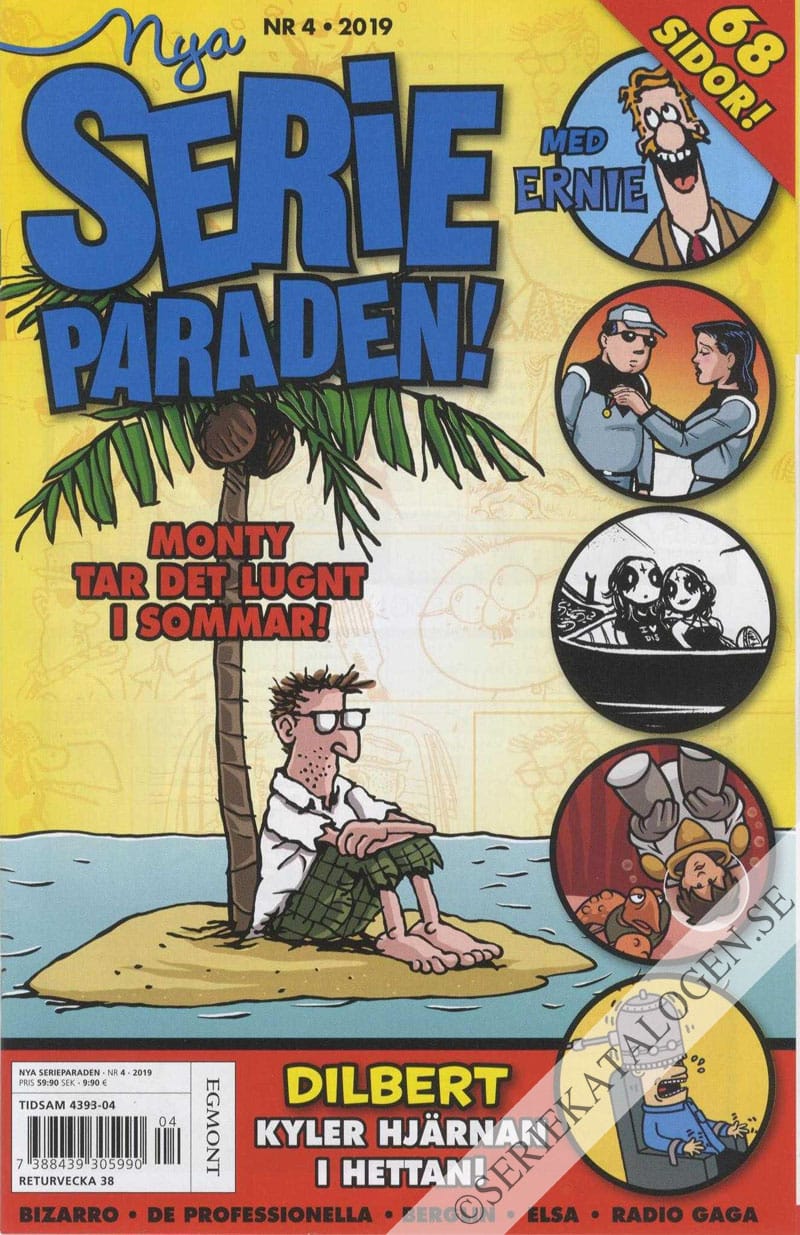 Framsida på Nya Serieparaden #4 (2019)