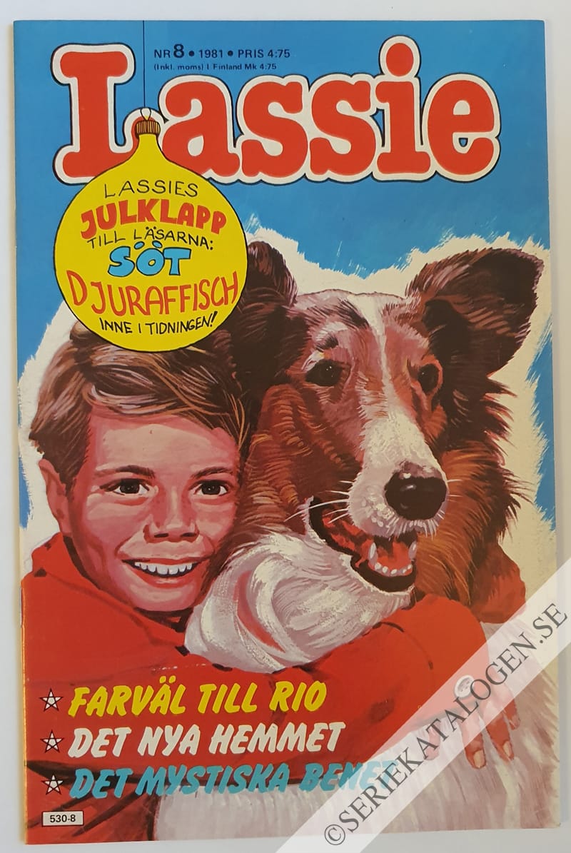 Framsida på Lassie #8 (1981)
