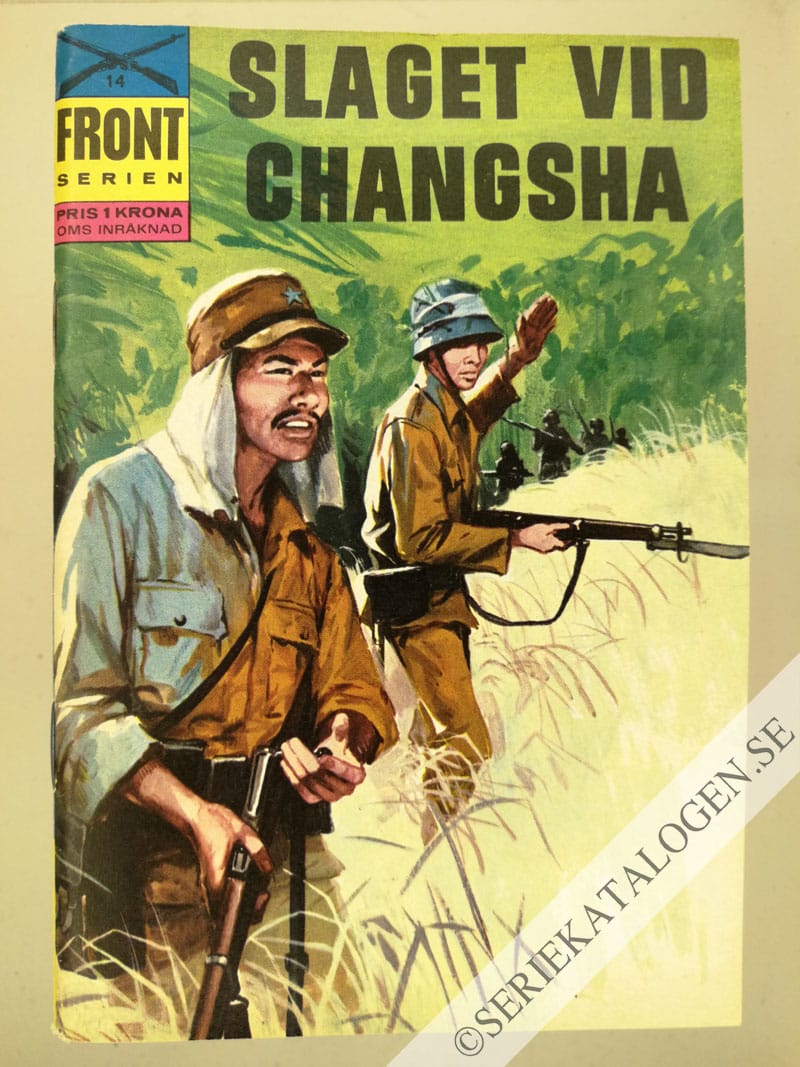 Framsida på Frontserien Slaget vid Changsha (1966)