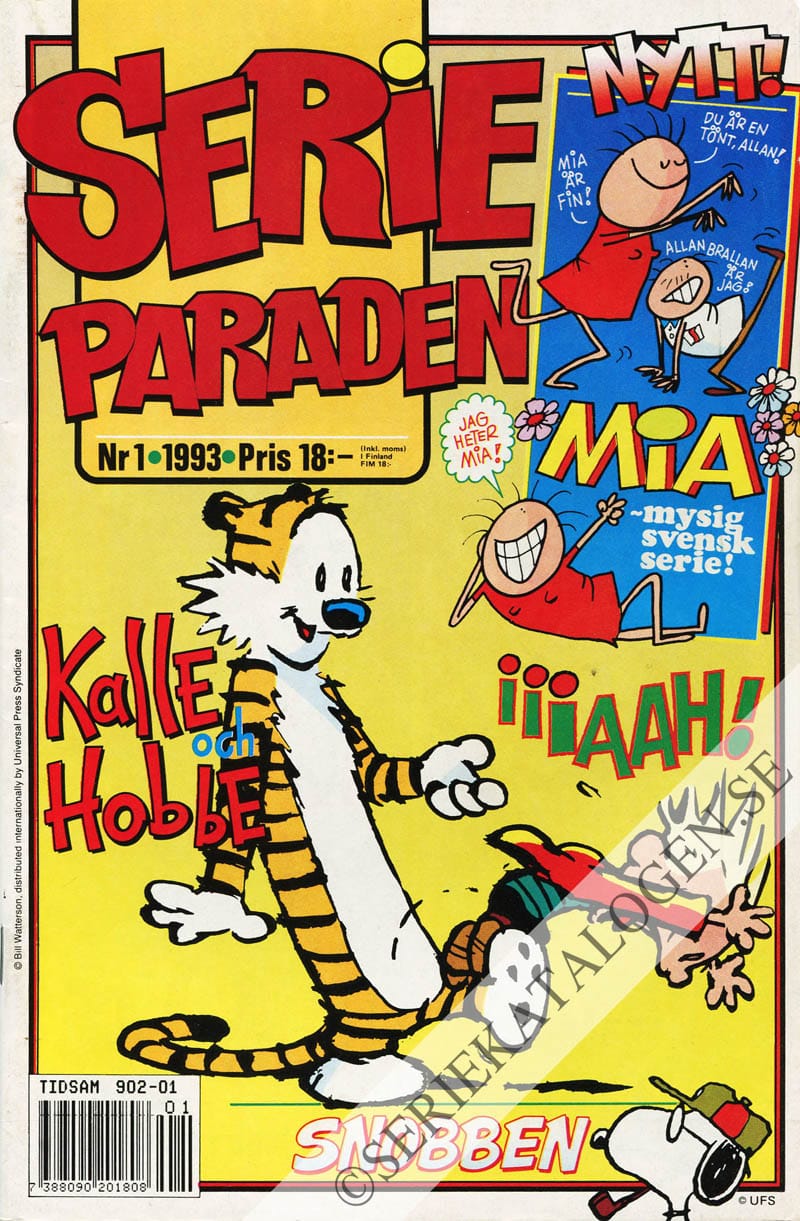 Framsida på Serie-paraden #1 (1993)