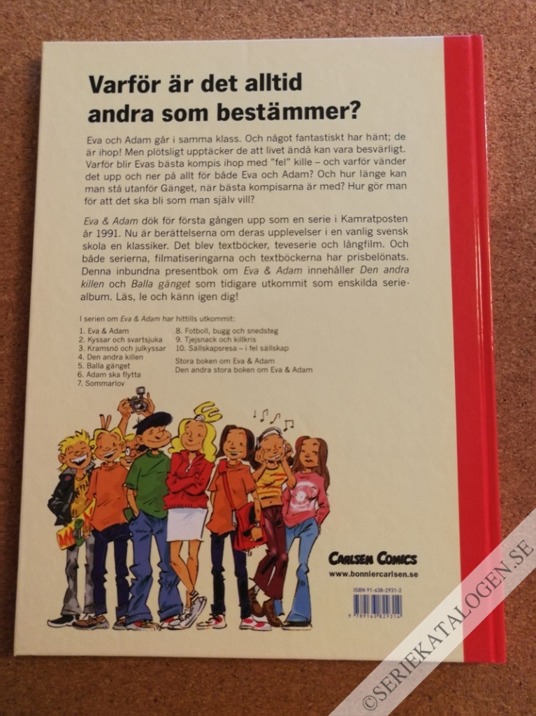 Baksida på Den andra stora boken om Eva & Adam (2003)