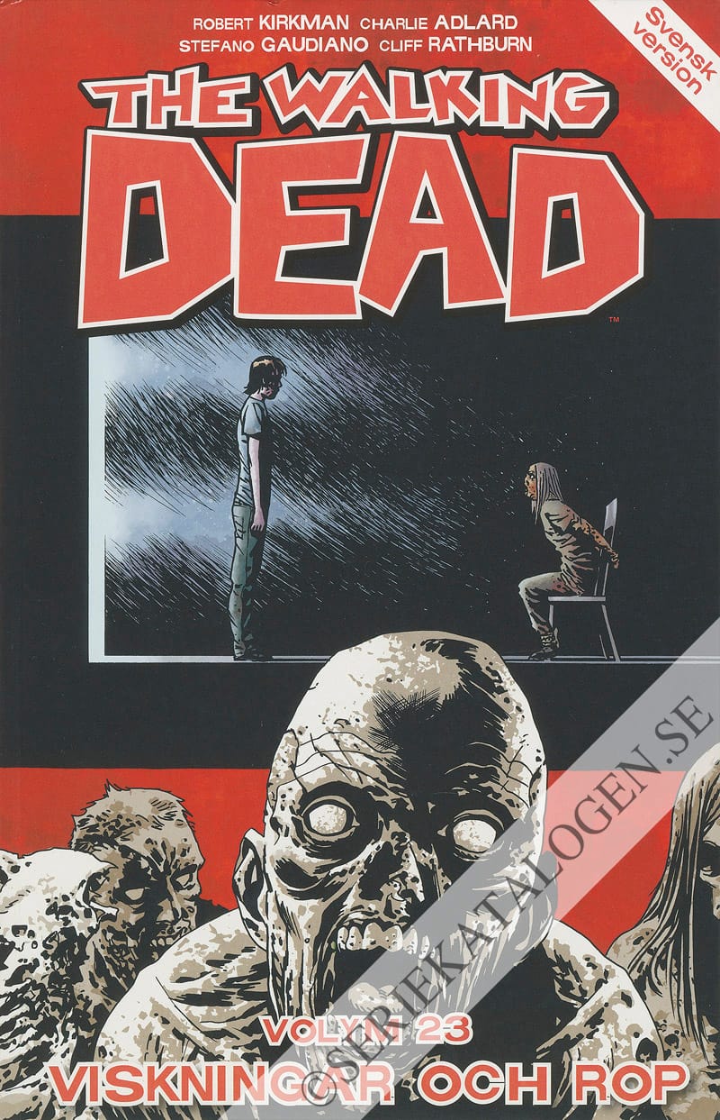 Framsida på The walking dead Viskningar och rop (2021)