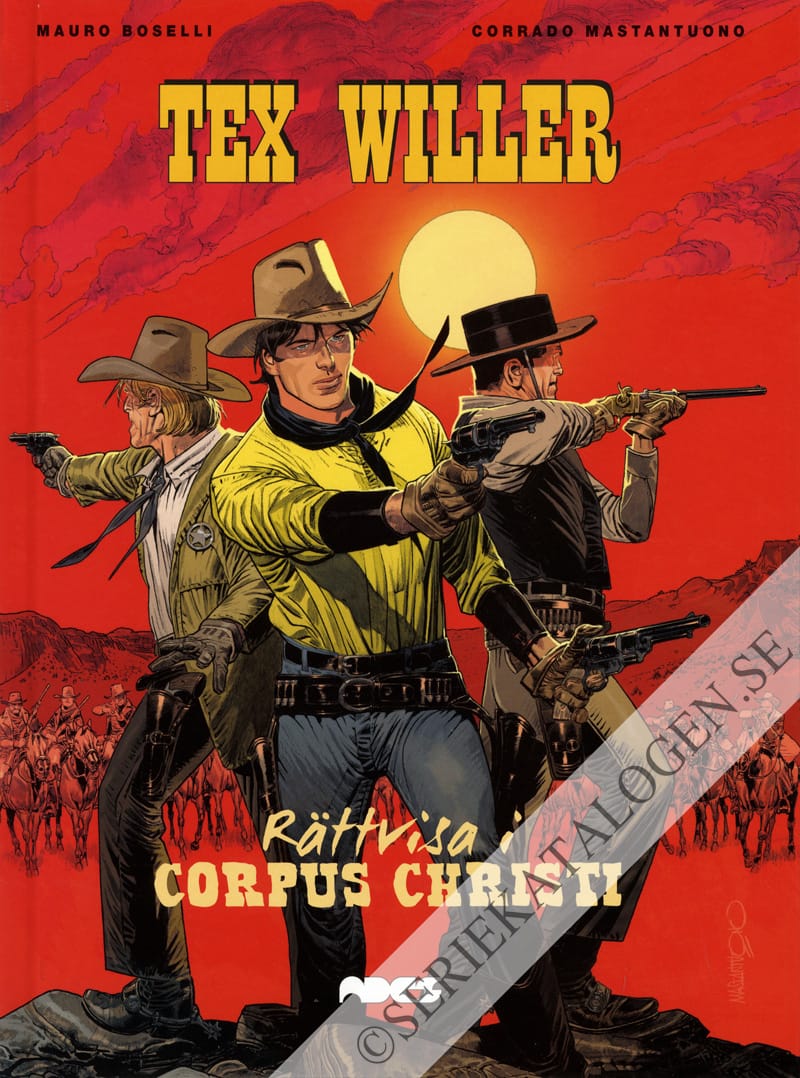 Framsida på Legenden om Tex Willer Rättvisa i Corpus Christi (2019)