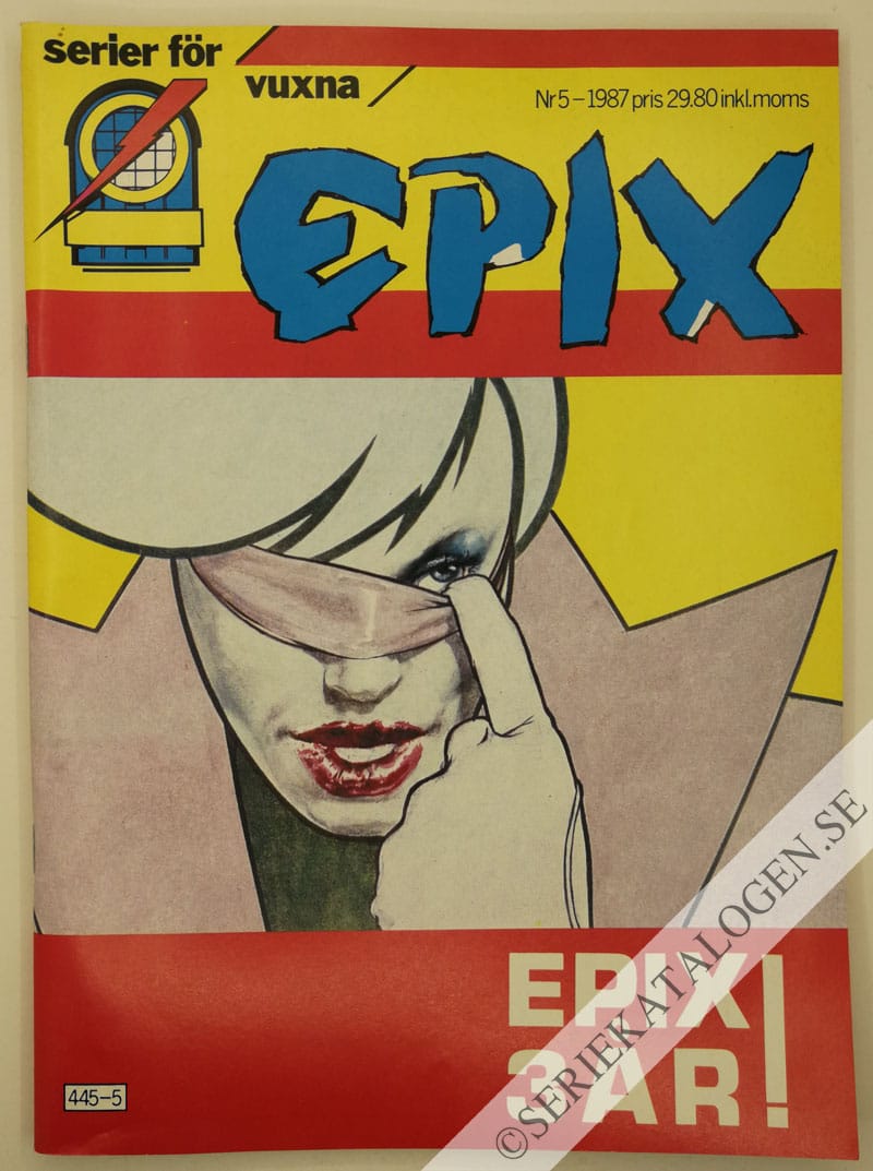 Framsida på Epix #5 (1987)