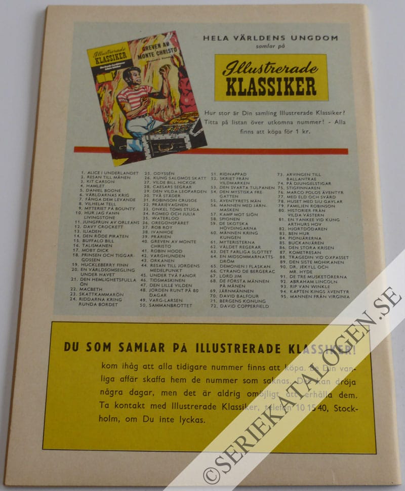Baksida på Mannen från Virginia (1959)