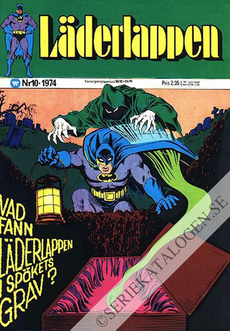 Framsida på Läderlappen och Robin #10 (1974)