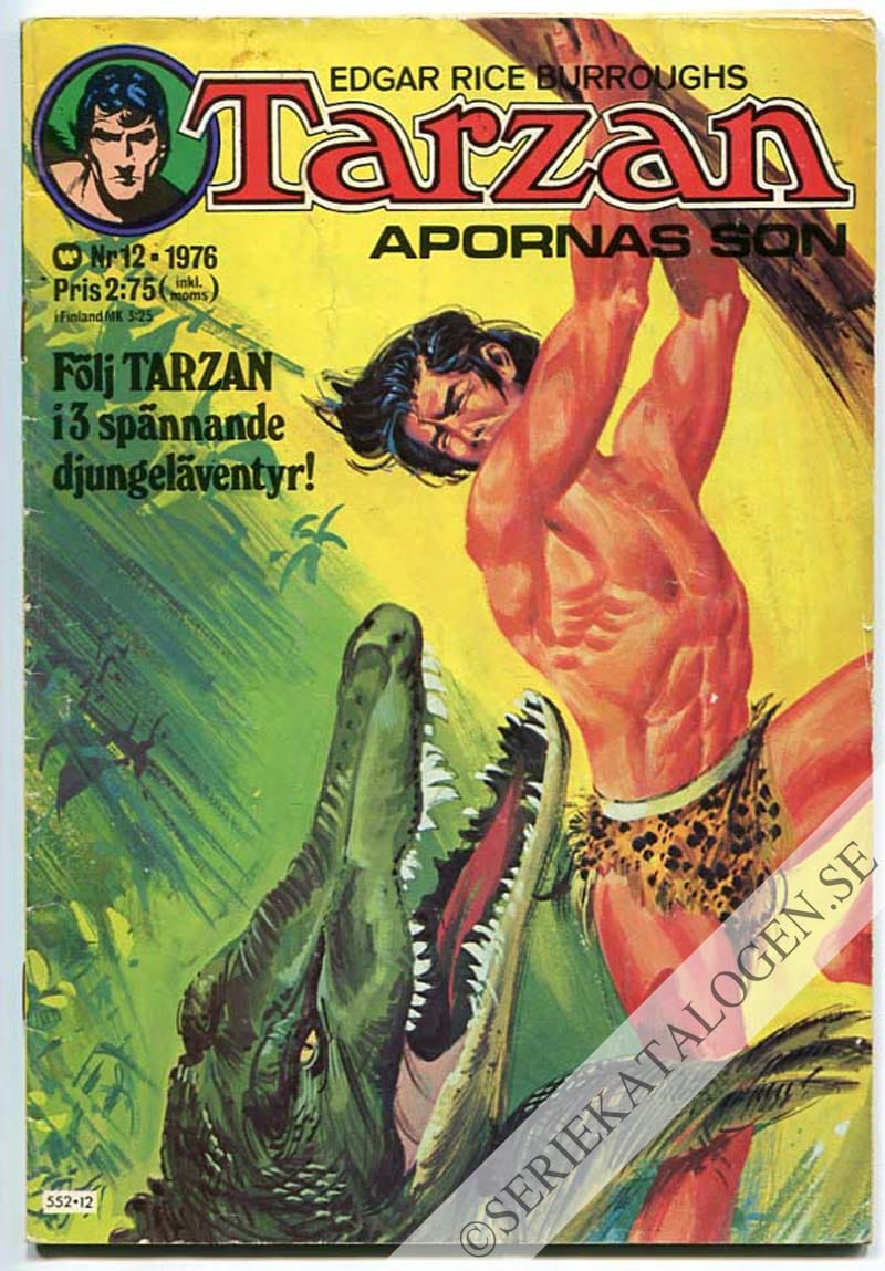 Framsida på Tarzan #12 (1976)