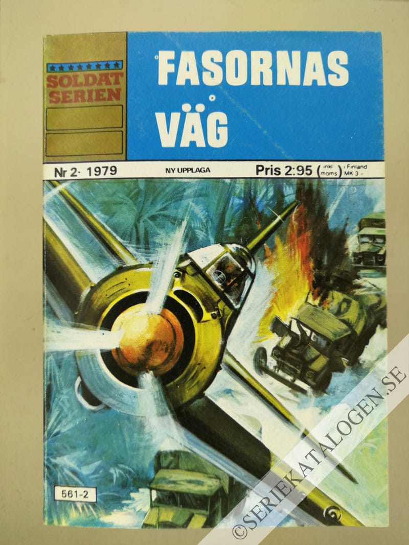 Framsida på Soldatserien #2 - Fasornas väg (1979)