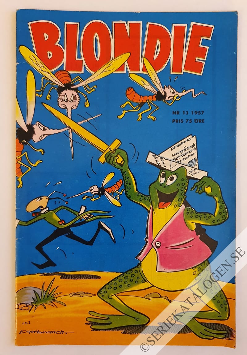Framsida på Blondie #13 (1957)