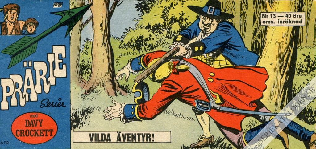 Framsida på Prärie-serier #13 (1966)
