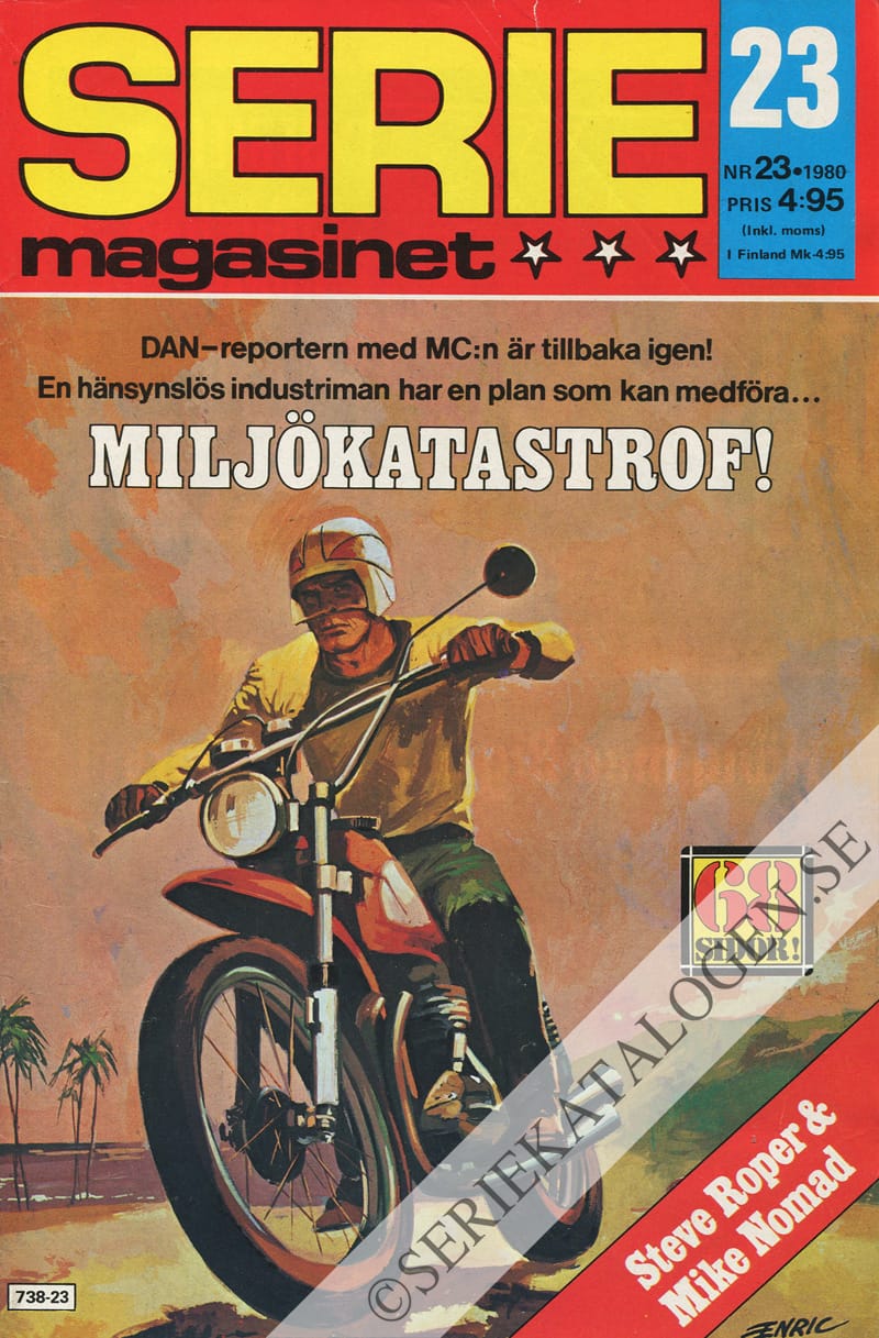 Framsida på Seriemagasinet #23 (1980)