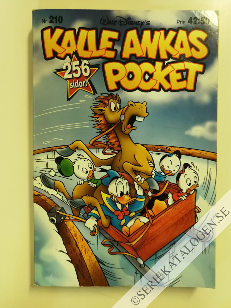 Framsida på Kalle Ankas pocket #210 (1997)