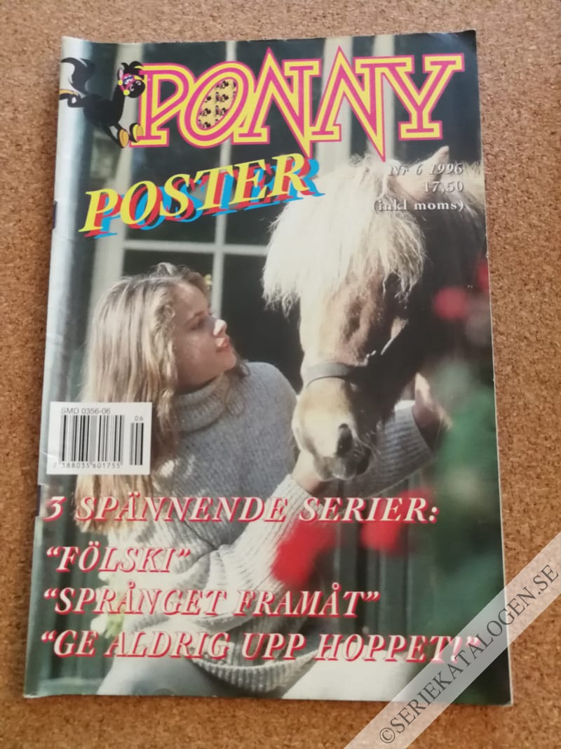Framsida på Ponny-magasinet #6 (1996)