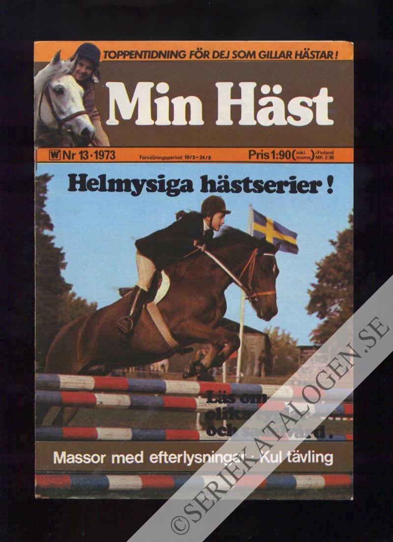 Framsida på Min häst #13 (1973)