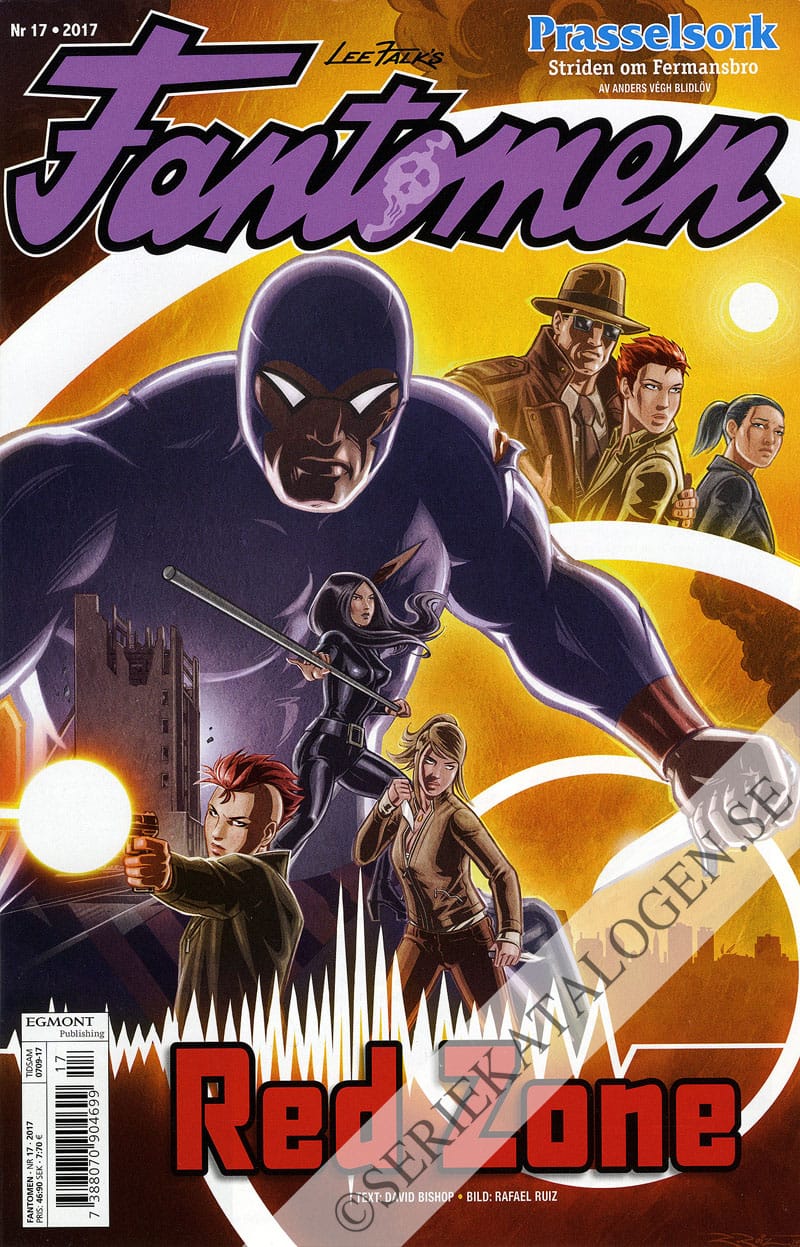 Framsida på Fantomen #17 (2017)