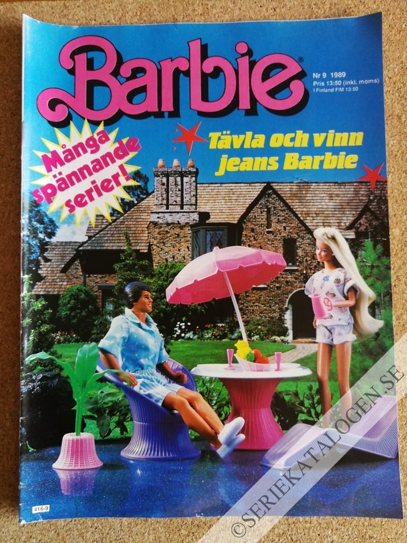 Framsida på Barbie #9 (1989)