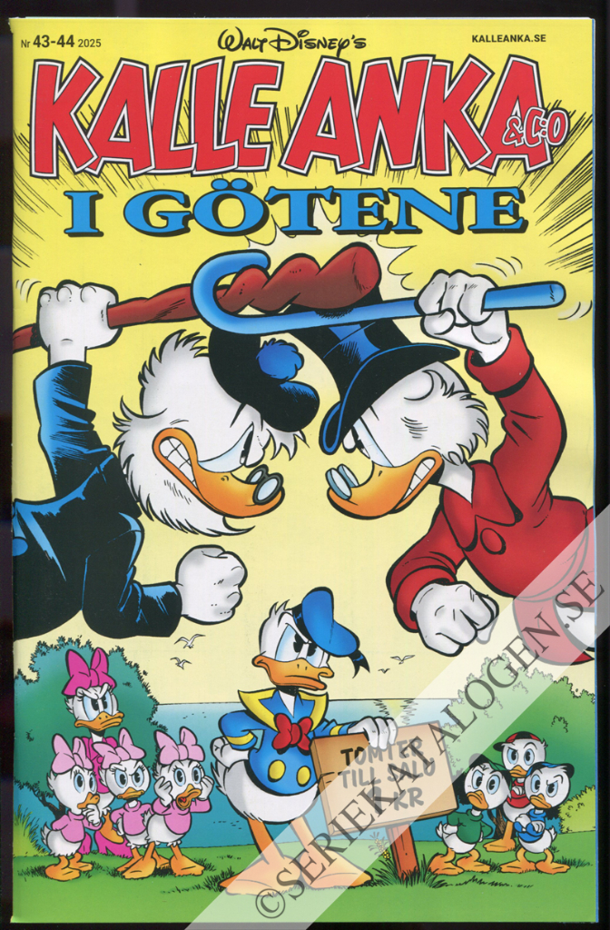 Framsida på Kalle Anka & C:o #43-44 - I Götene (2025)