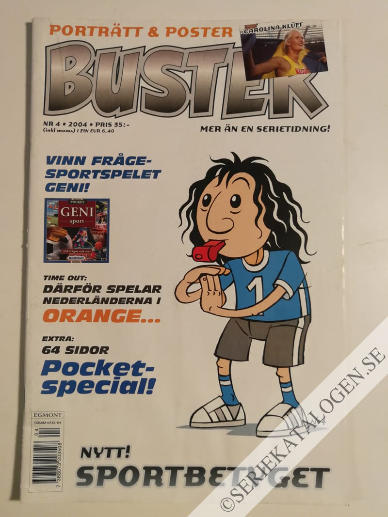 Framsida på Buster #4 (2004)