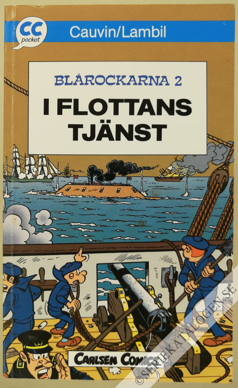 Framsida på CC pocket Blårockarna 2: I flottans tjänst (1990)