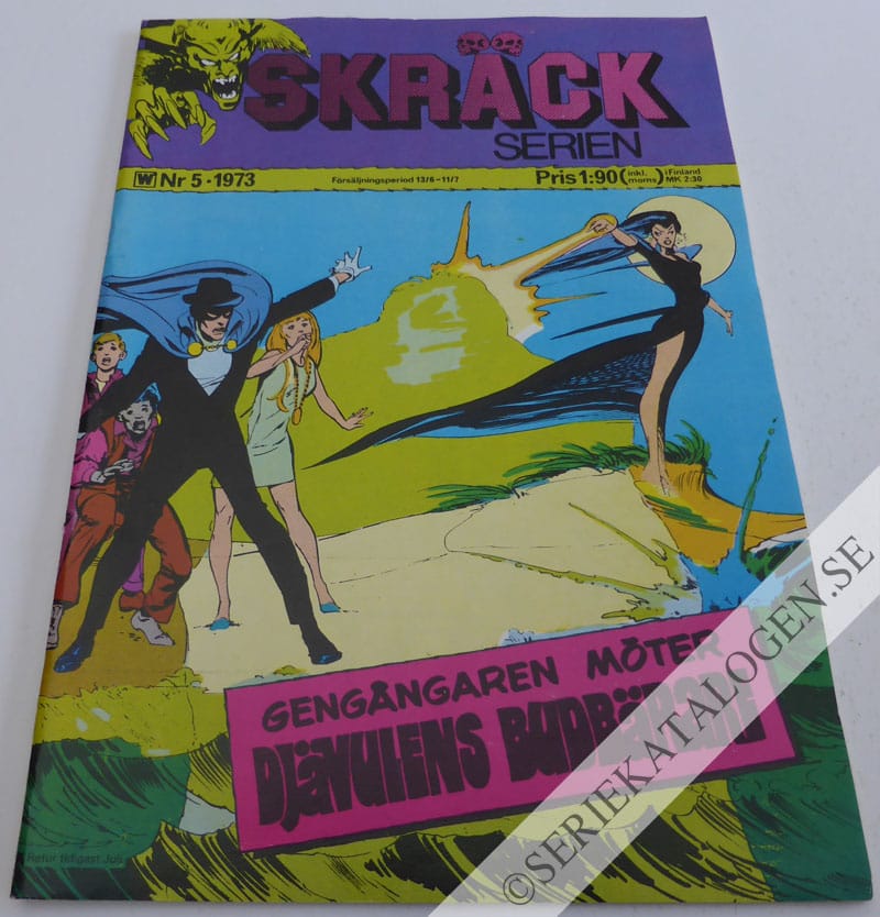 Framsida på Skräckserien #5 (1973)