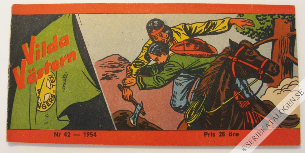 Framsida på Vilda Västern #42 (1954)