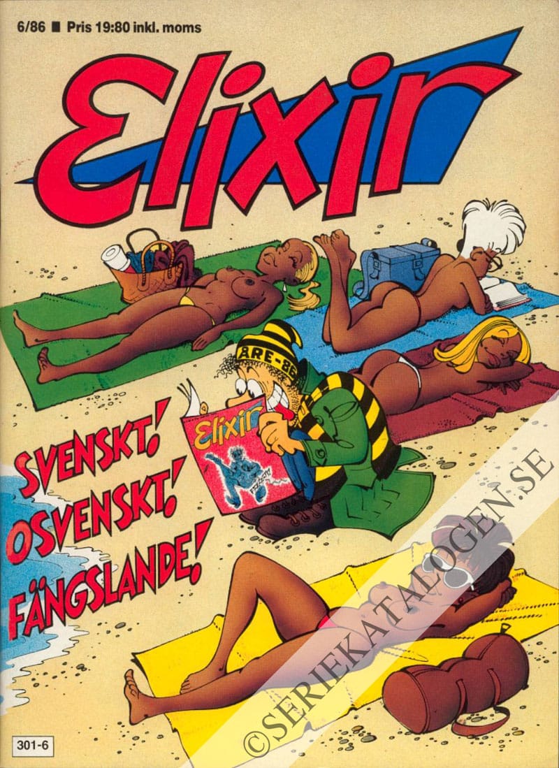 Framsida på Elixir #6 (1986)