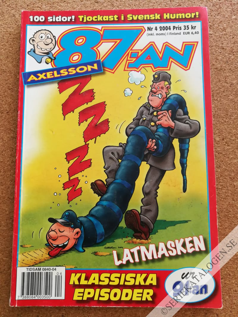 Framsida på 87:an Axelsson #4 (2004)