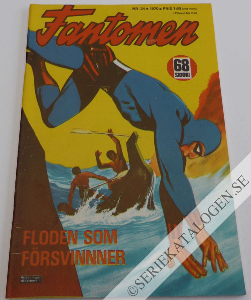 Framsida på Fantomen #24 (1970)