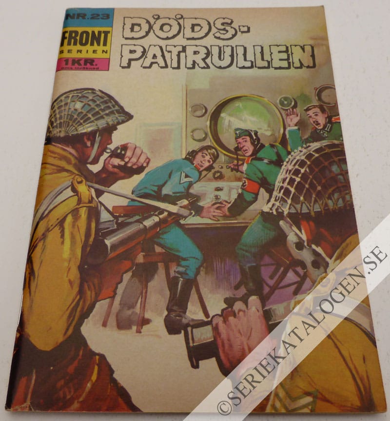 Framsida på Frontserien Dödspatrullen (1966)