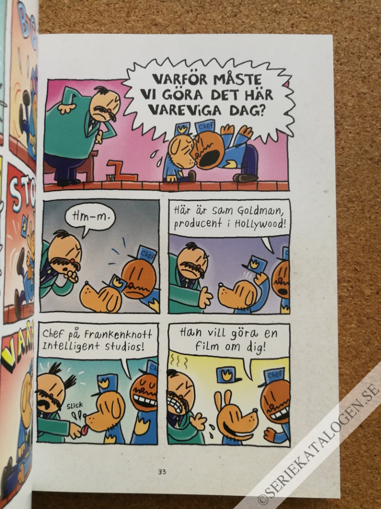 Exempel på Hundmannen och SuperKissen (2021)