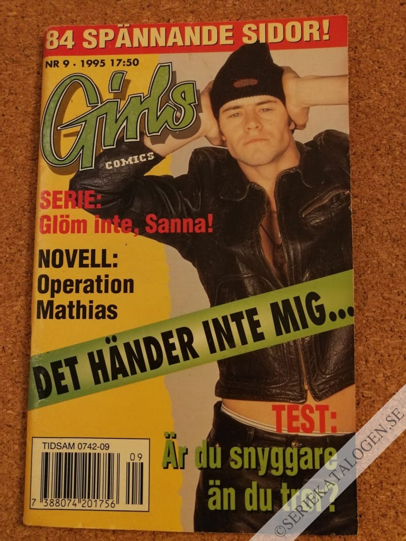 Framsida på Girls comics #9 (1995)