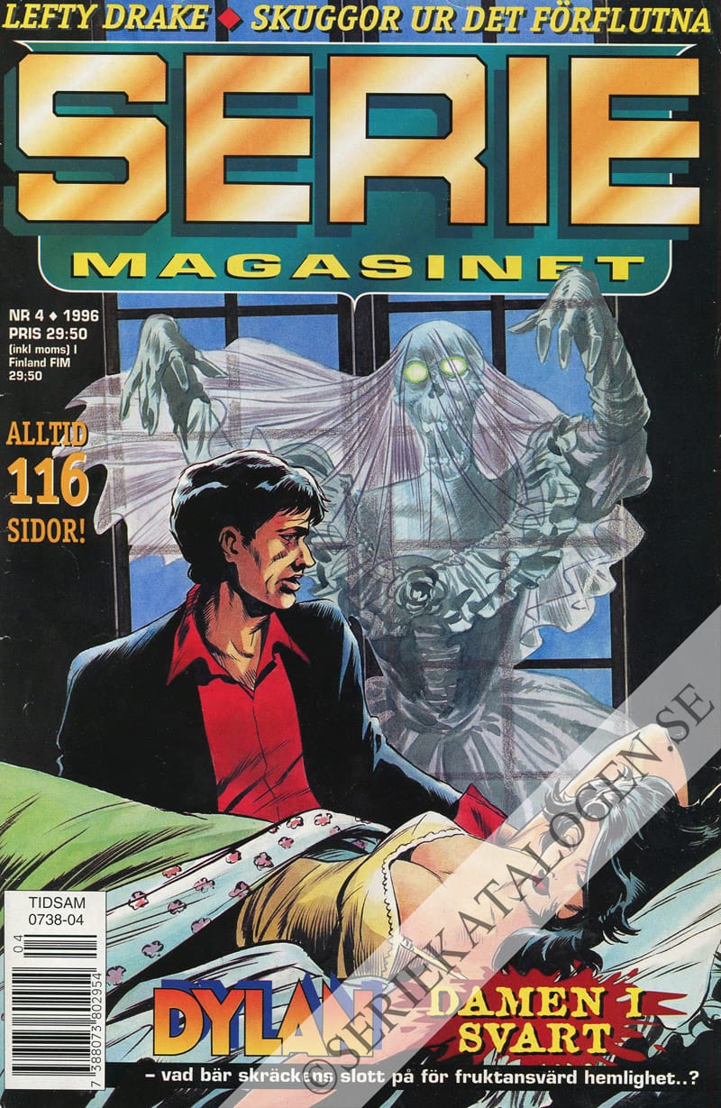 Framsida på Seriemagasinet #4 (1996)