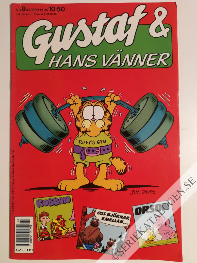 Framsida på Gustaf #9 (1989)