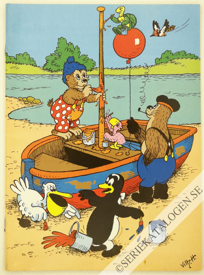 Framsida på Måla med Rasmus Nalle #2 (1979)