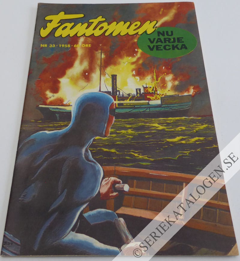 Framsida på Fantomen #33 (1958)