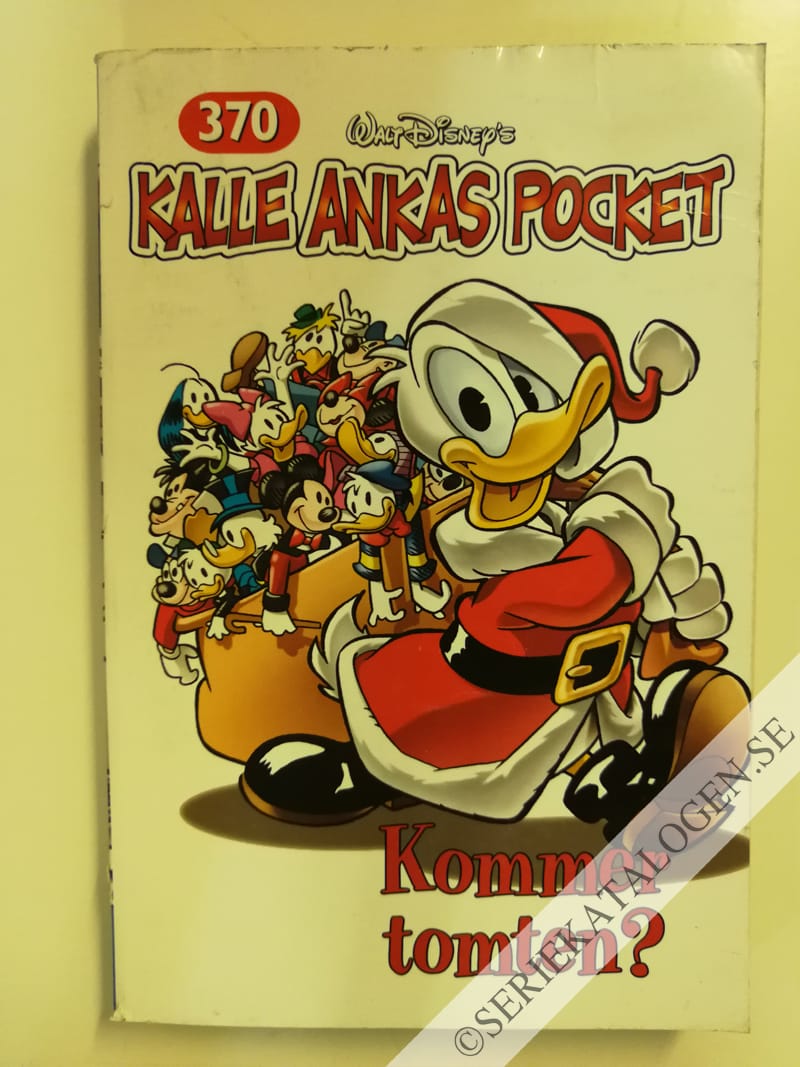 Framsida på Kalle Ankas pocket #370 - Kommer Tomten? (2009)