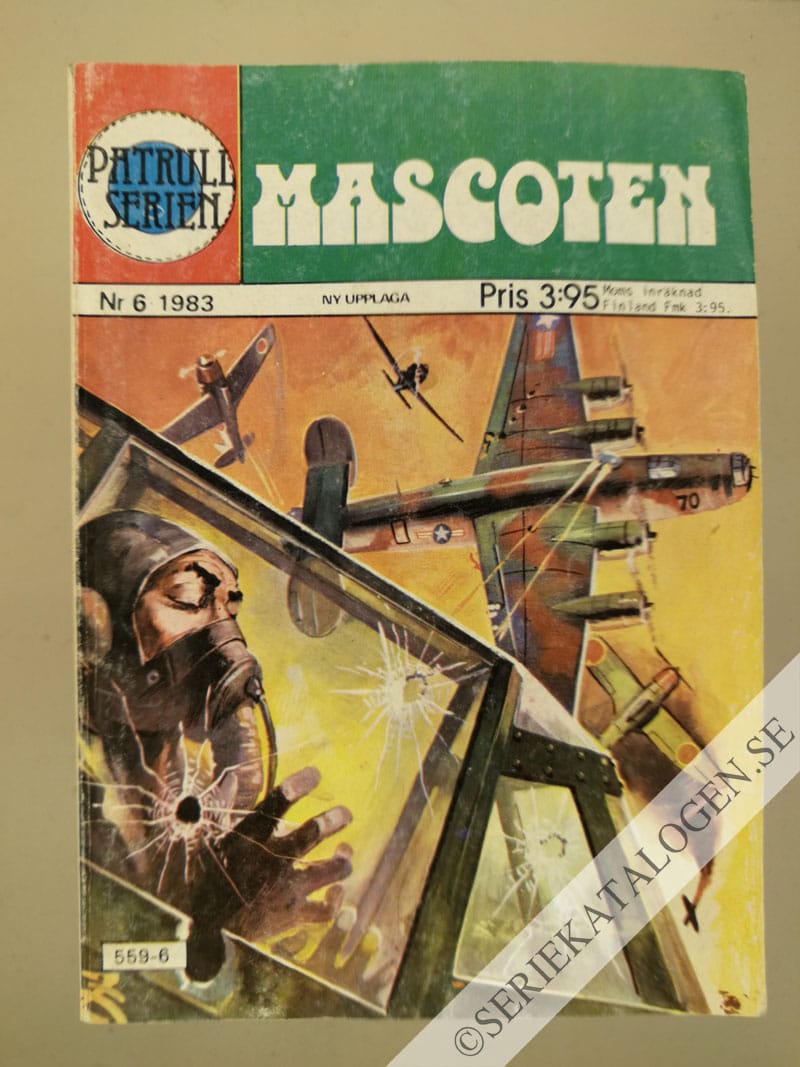 Framsida på Patrullserien #6 - Mascoten (1983)