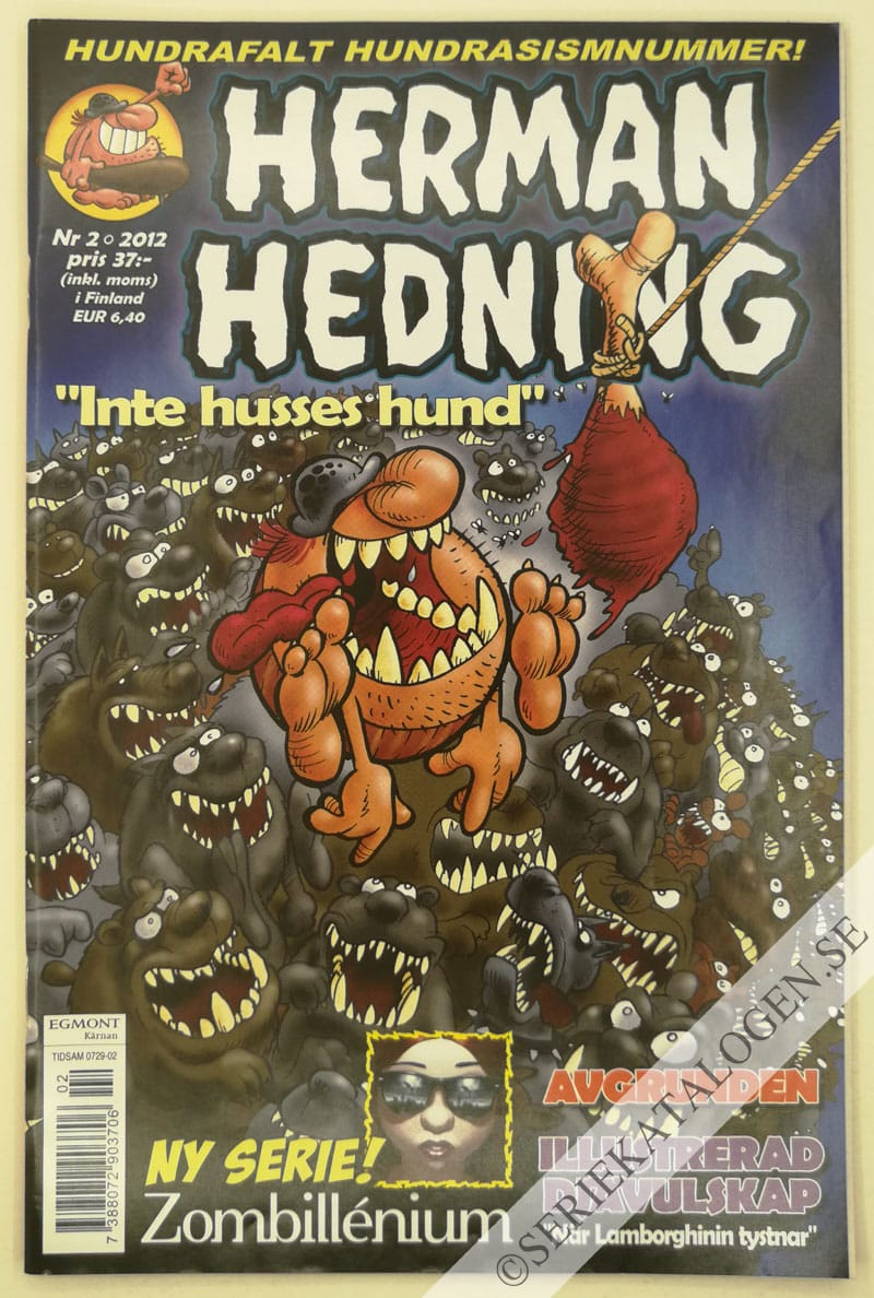 Framsida på Herman Hedning #2 (2012)