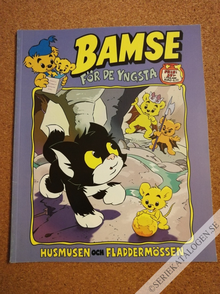 Framsida på Bamse för de yngsta Husmusen och fladdermössen (2018)