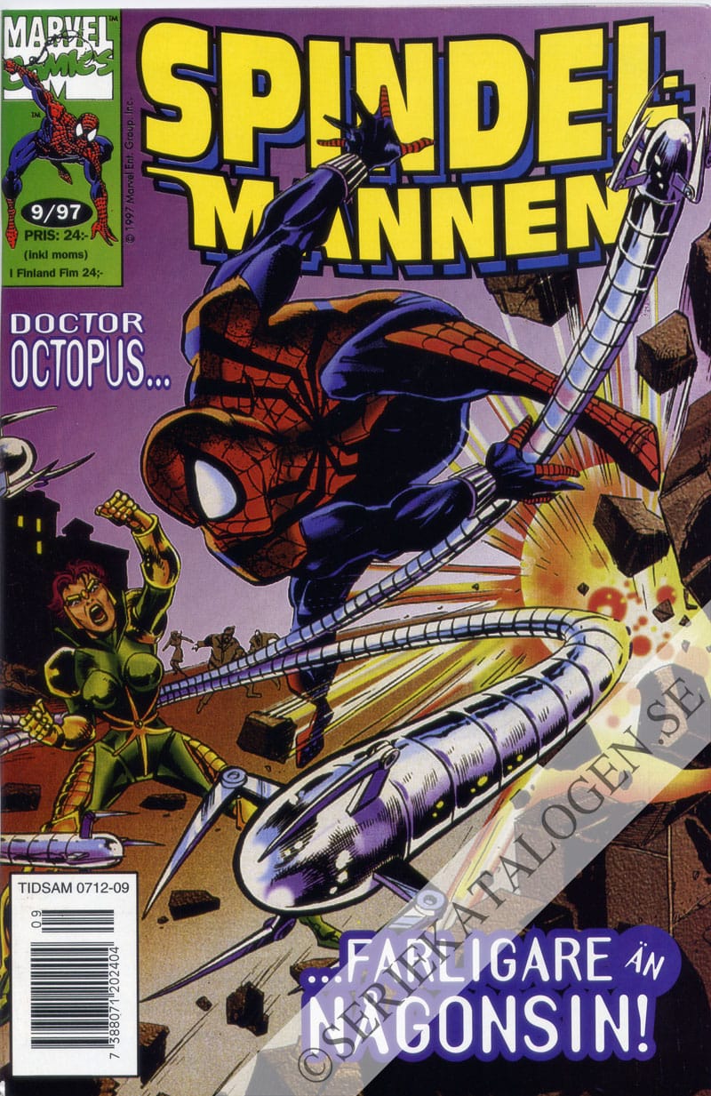 Framsida på Spindelmannen #9 (1997)