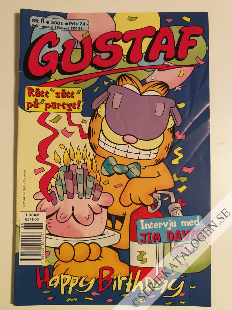 Framsida på Gustaf #6 (2001)